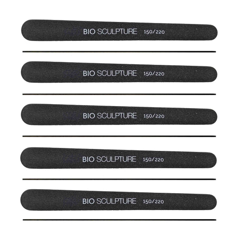 Small Black File 150/220 Grit - Pack of 6